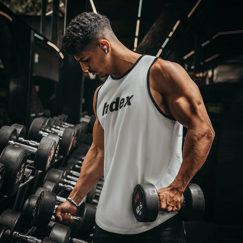 Sleeveless Tank Tops for Men-Cotton Fitness Vest